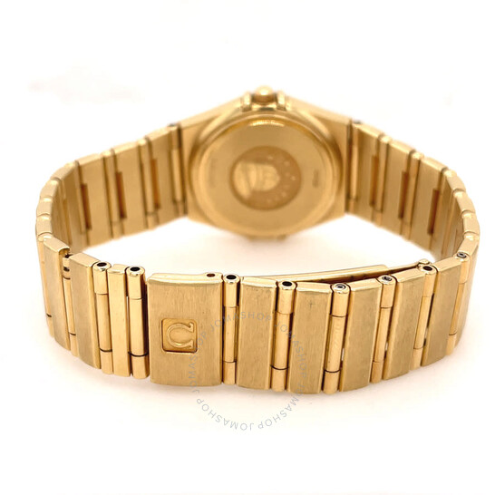 Pre-owned Omega Constellation Quartz Diamond Champagne Dial Ladies Watch 8951201