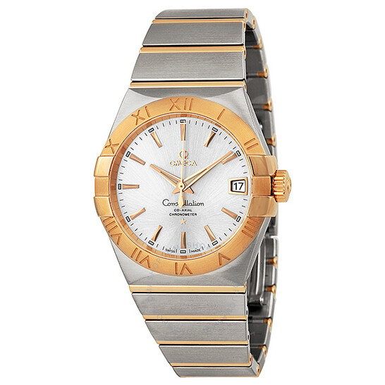 Pre-owned Omega De Ville Diamond White Mother of Pearl Dial Ladies Watch 413.15.27.60.55.001