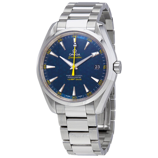 Pre-owned Omega Seamaster Aqua Terra Automatic Chronometer Blue Dial Men’s Watch OM23110422103004