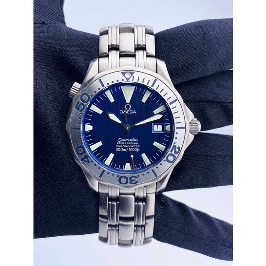 Pre-owned Omega Seamaster Automatic Blue Dial Men’s Watch 2231.80.00