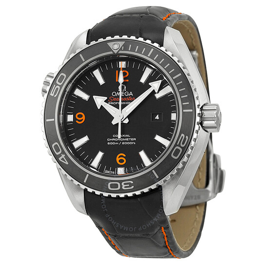 Pre-owned Omega Seamaster Planet Ocean Automatic Chronometer Black Dial Unisex Watch 232.33.38.20.01.002