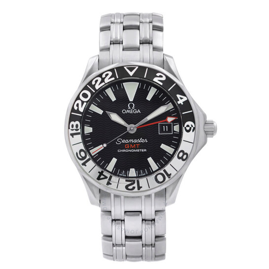 Pre-owned Omega Seamaster Professional GMT Automatic Chronometer Black Dial Men’s Watch 2234.50