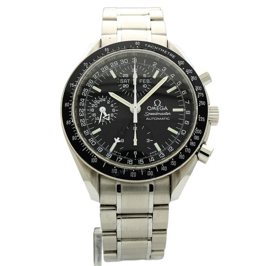 Pre-owned Omega Speedmaster Chronograph Automatic Chronometer Black Dial Men’s Watch 3210.5