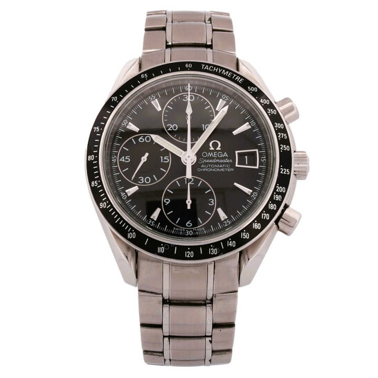 Pre-owned Omega Speedmaster Chronograph Automatic Chronometer Black Dial Men’s Watch 3210.5