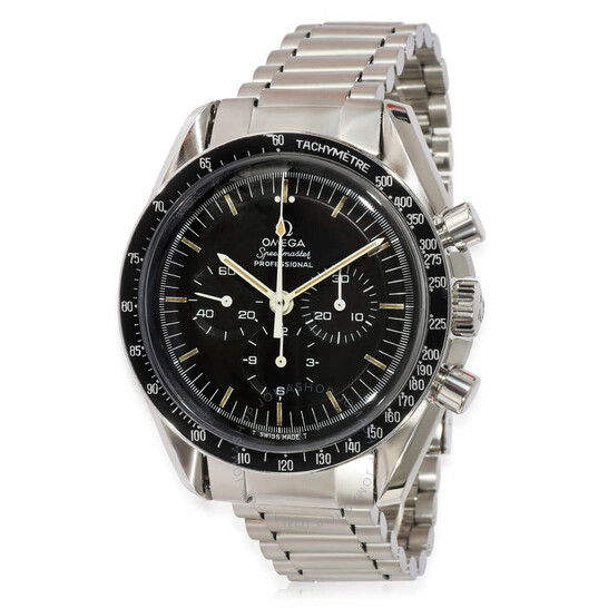 Pre-owned Omega Speedmaster Chronograph Hand Wind Black Dial Men’s Watch 145.022-69