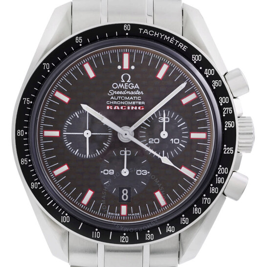 Pre-owned Omega Speedmaster Racing Chronograph Automatic Black Dial Men’s Watch 3552.59.00