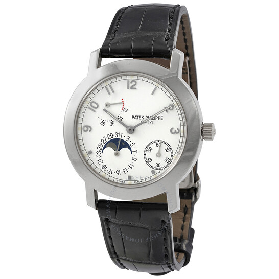 Pre-owned Patek Philippe Automatic White Dial Unisex PK-5055G-010