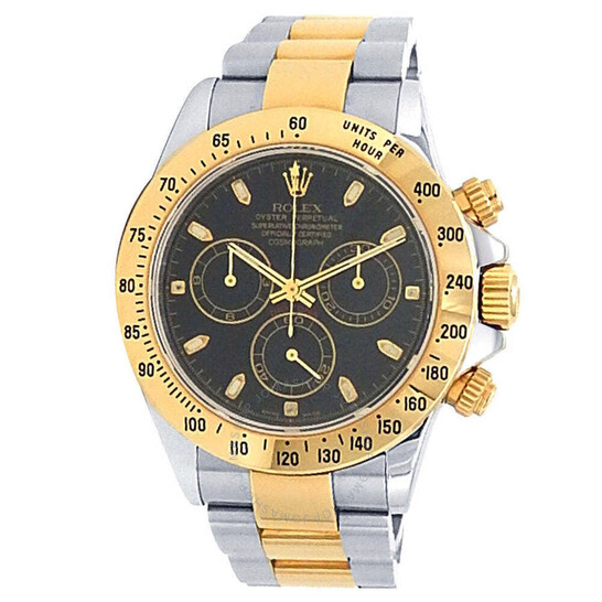 Pre-owned Rolex Cosmograph Daytona Chronograph Automatic Chronometer Black Dial Men’s Watch 116523 BKSO