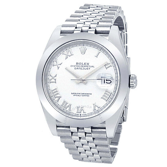 Pre-owned Rolex Datejust Automatic Chronometer White Dial Men’s Watch 126300 WRJ