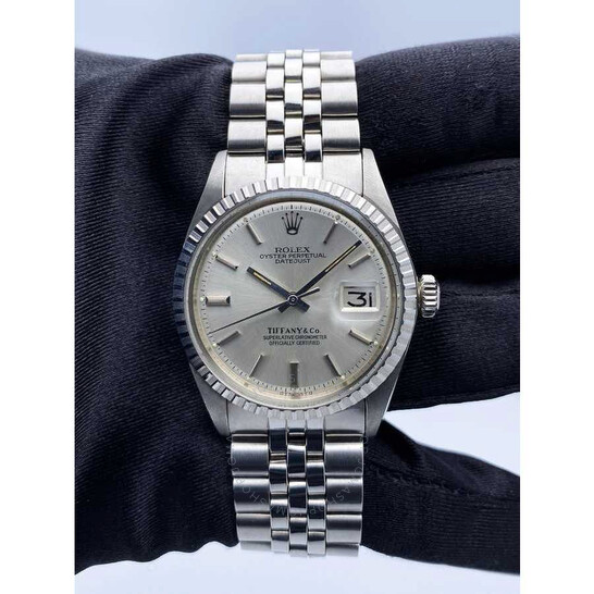 Pre-owned Rolex Datejust Automatic Silver Dial Men’s Watch 1603 SSJ