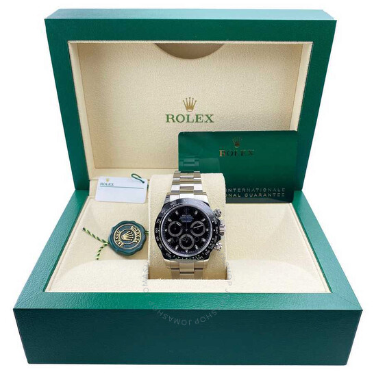 Pre-owned Rolex Daytona Chronograph Automatic Chronometer Black Dial Men’s Watch 116500LN