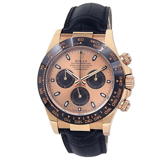 Pre-owned Rolex Daytona Chronograph Automatic Chronometer Gold Dial Men’s Watch 116515