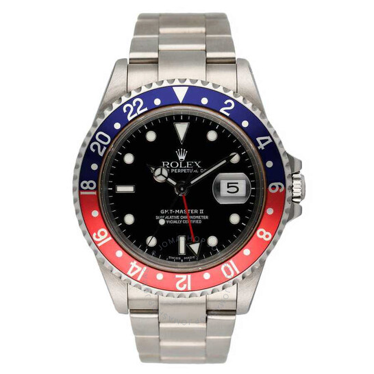 Rolex GMT-Master II GMT Automatic Chronometer Black Dial Men’s Watch 16710 BKSO