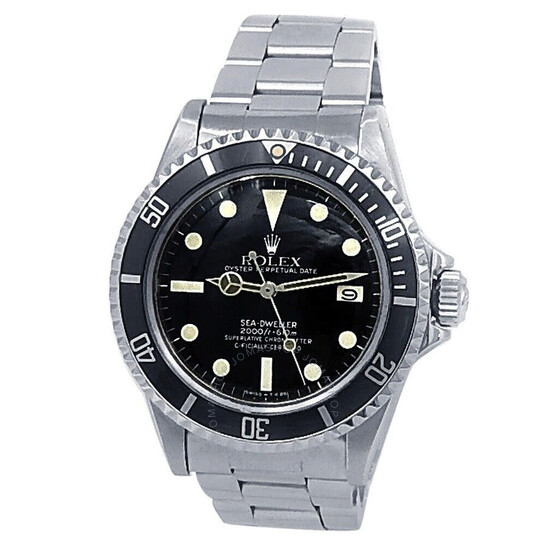 Pre-owned Rolex Sea Dweller Automatic Black Dial Men’s Watch 1665