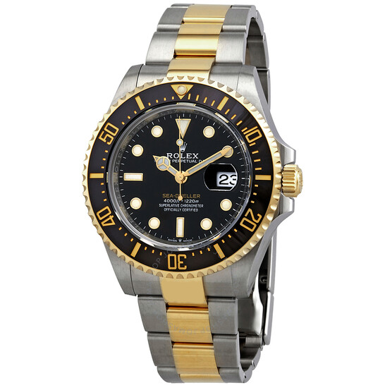 Pre-owned Rolex Sea-Dweller Automatic Chronometer Oystersteel and Yellow Gold Watch 126603BKSO