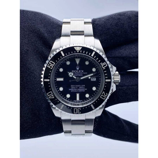 Pre-owned Rolex Sea Dweller Deepsea Automatic Chronometer Black Dial Men’s Watch 116660 BKSO