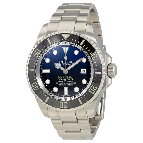 Pre-owned Rolex Sea-Dweller Deepsea Automatic Chronometer Blue Dial Men’s Watch 116660BLSO