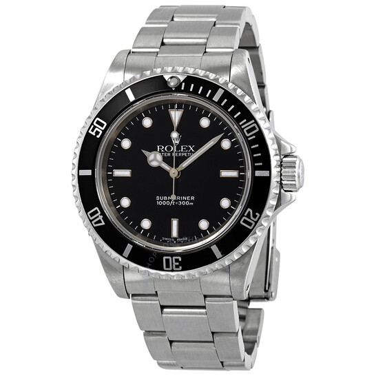 Pre-owned Rolex Submariner Automatic Chronometer Black Dial Men’s Watch 14060 BKSO