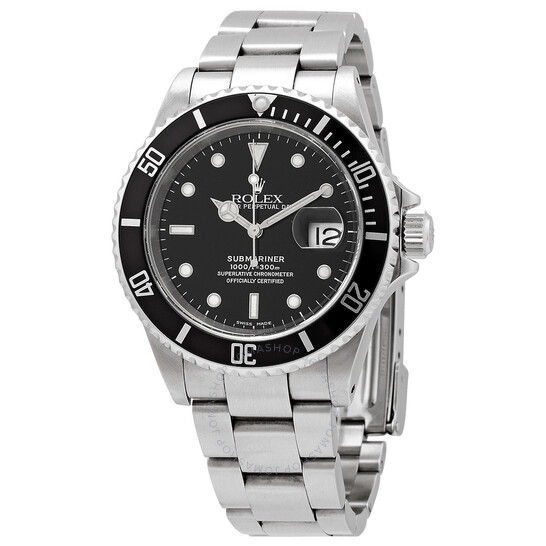 Pre-owned Rolex Submariner Black Dial 40mm Steel and 18kt Gold Men’s Watch 116613BKSO