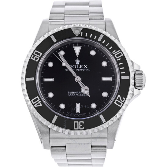 Pre-owned Rolex Submariner Automatic Chronometer Black Dial Men’s Watch 16610-BKSO