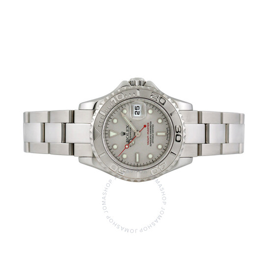 Pre-owned Rolex Yacht-Master Automatic Chronometer Silver Dial Ladies Watch 169622 GYSO