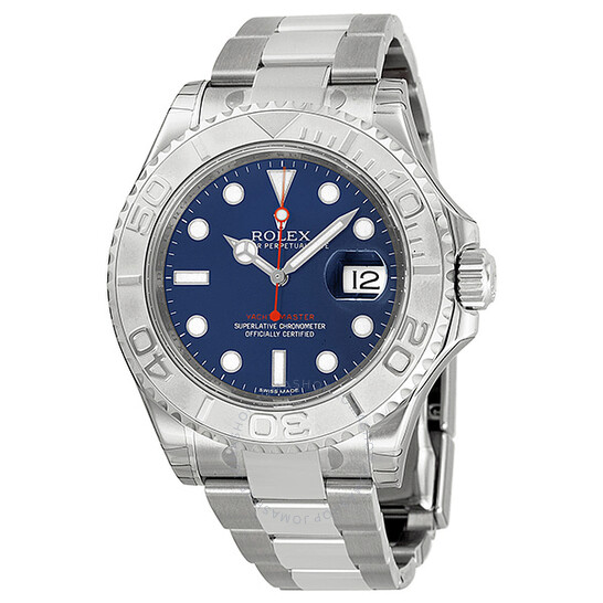 Pre-owned Rolex Yacht-Master Blue Dial Men’s Watch 116622BLSO