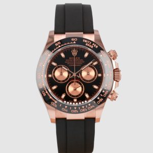 Rolex Cosmograph Daytona 116515LN Everose Gold Black Dial Oysterflex