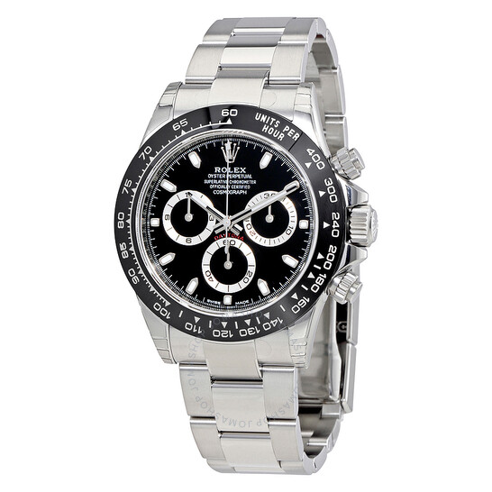 Rolex Cosmograph Daytona Black Dial Oyster Men’s Watch 116500BKSO