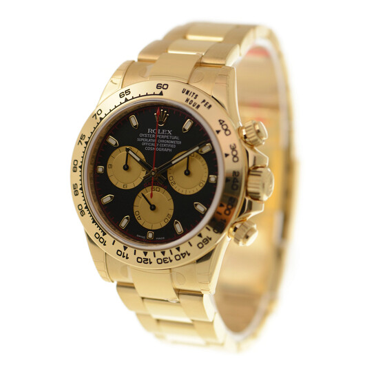 Rolex Cosmograph Daytona Champagne and Black Dial Men’s Chronograph Watch 116508CBKSO