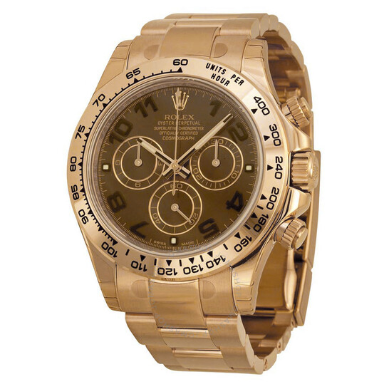 Rolex Cosmograph Daytona Chocolate Dial 18K Everose Gold Oyster Bracelet Automatic Men’s Watch 116505CHAO