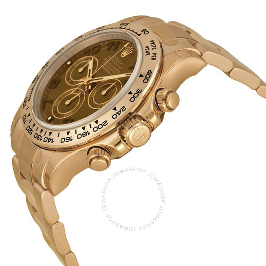 Rolex Cosmograph Daytona Chocolate Dial 18K Everose Gold Oyster Bracelet Automatic Men’s Watch 116505CHAO