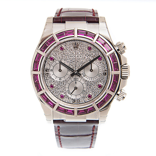 Rolex Cosmograph Daytona Chronograph Red Ruby Automatic Chronometer Diamond Men’s Watch 116589SRBRDL