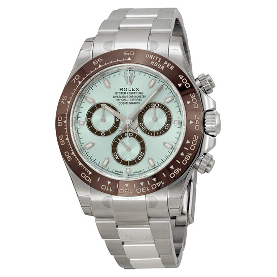 Rolex Cosmograph Daytona Ice Blue Dial Platinum Oyster Bracelet Automatic Men’s Watch 116506IBLSO