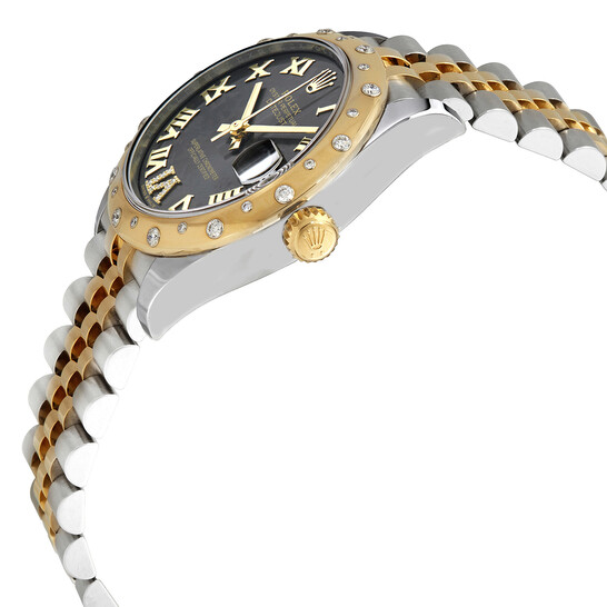 Rolex Datejust 31 Dark Grey Dial Automatic Ladies Steel and 18kt Yellow Gold Jubilee Watch 278343DGYDRJ