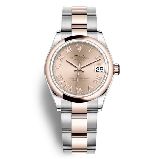 Rolex Datejust 31 Rose Dial Automatic Ladiess Steel and 18kt Everose Gold Oyster Watch 278241PRO