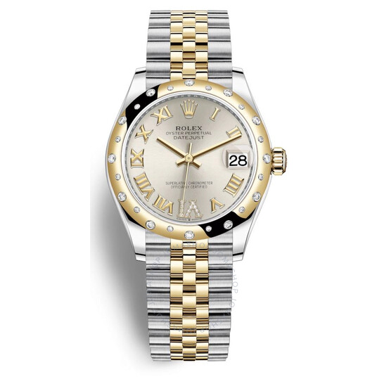 Rolex Datejust 31 Silver Dial Automatic Ladies Steel and 18kt Yellow Gold Jubilee Watch 278343SRDJ