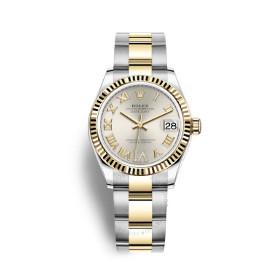 Rolex Datejust 31 Silver Dial Automatic Ladies Steel and 18kt Yellow Gold Oyster Watch 278273SRDO