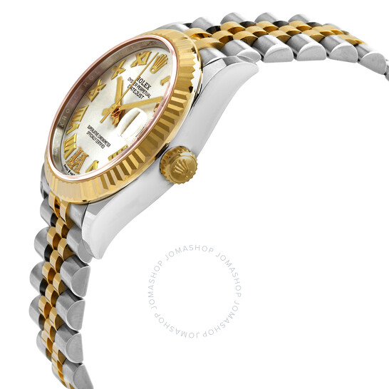 Rolex Datejust 31 Silver Diamond Dial Automatic Ladies Steel and 18kt Yellow Gold Jubilee Watch 278273SRDJ