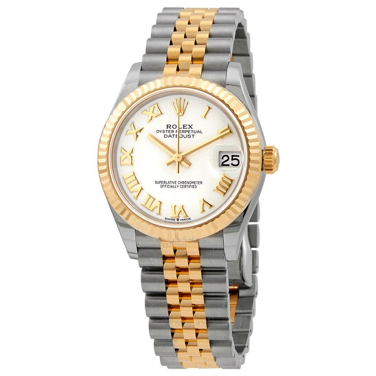 Rolex Datejust 31 White Dial Automatic Ladies Steel and 18kt Yellow Gold Jubilee Watch 278273WRJ