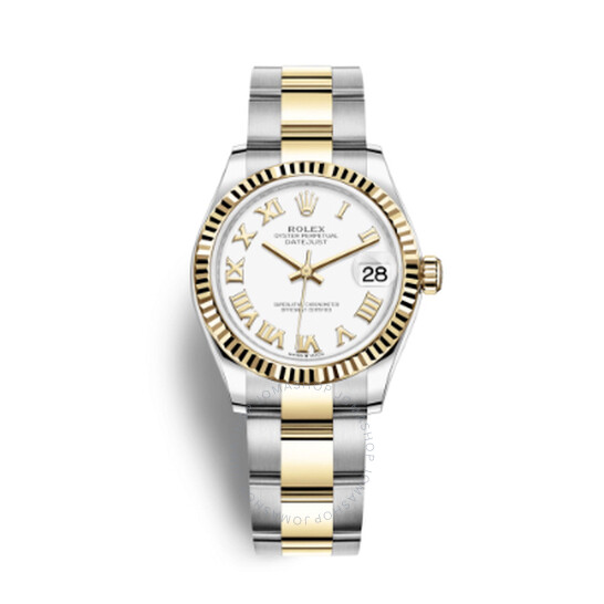 Rolex Datejust 31 White Dial Automatic Ladies Steel and 18kt Yellow Gold Oyster Watch 278273WRO