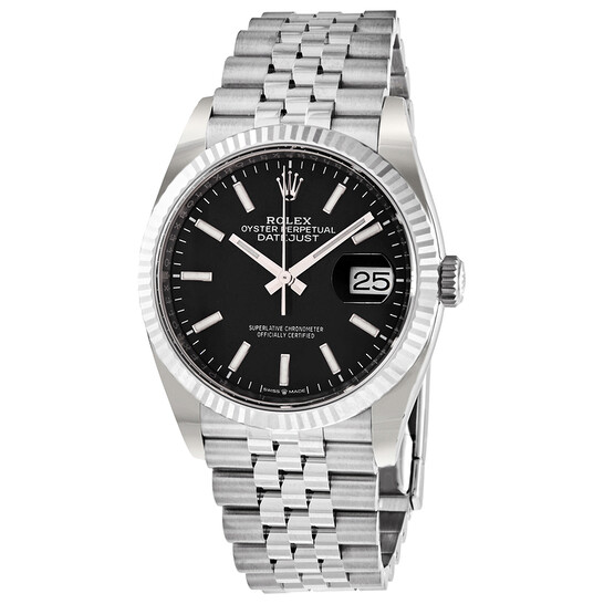 Rolex Datejust 36 Automatic Black Dial Ladies Watch 126234BKSJ