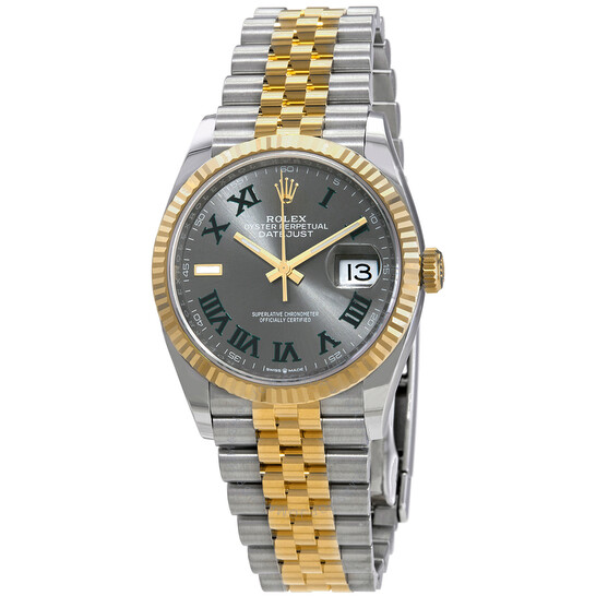 Rolex Datejust 36 Automatic Chronometer Grey Dial Watch 126233GYRJ