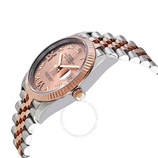 Rolex Datejust 36 Automatic Pink Diamond Dial Men’s Steel and 18kt Everose Gold Jubilee Watch 126231PKRDJ