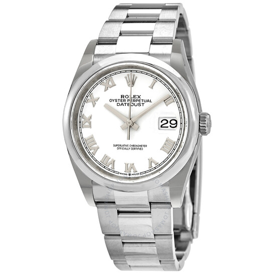 Rolex Datejust 36 Automatic White Dial Men’s Oyster Watch 126200WRO