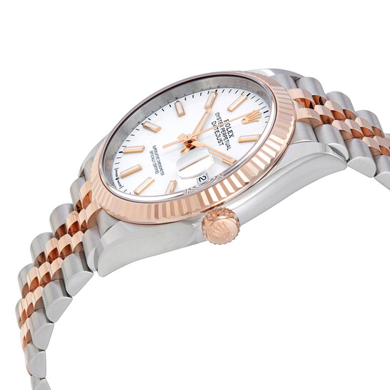 Rolex Datejust 36 Automatic White Dial Men’s Steel and 18kt Everose Gold Jubilee Watch 126231WSJ