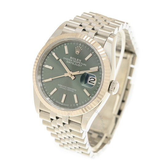 Rolex Datejust 36 Mint Green Dial Automatic Men’s Jubilee Watch M126234-0051