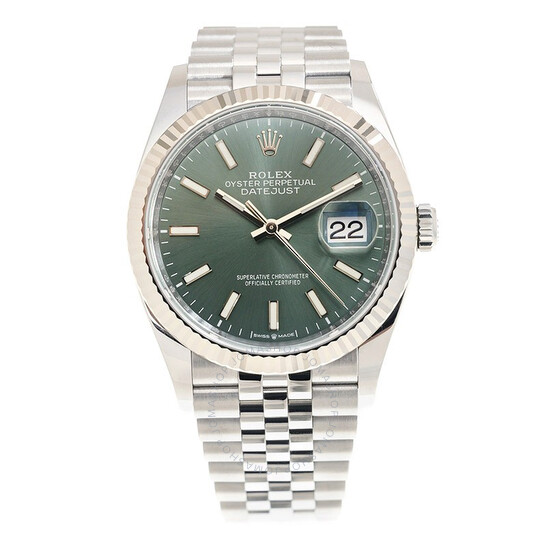 Rolex Datejust 36 Mint Green Dial Automatic Men’s Jubilee Watch M126234-0051