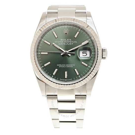 Rolex Datejust 36 Mint Green Dial Automatic Men’s Oyster Watch M126234-0052