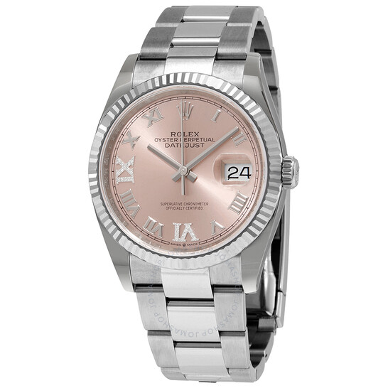 Rolex Datejust 36 Pink Diamond Dial Automatic Men’s Oyster Watch 126234PRDO