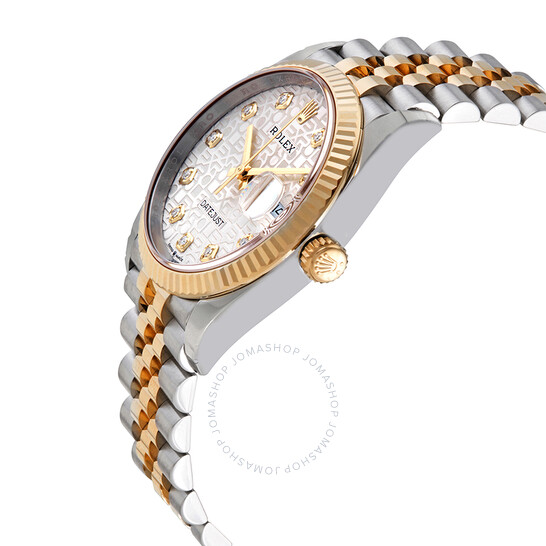 Rolex Datejust 36 Silver Jubilee Diamond Dial Men’s Steel and 18kt Yellow Gold Jubilee Watch 126233SJDJ